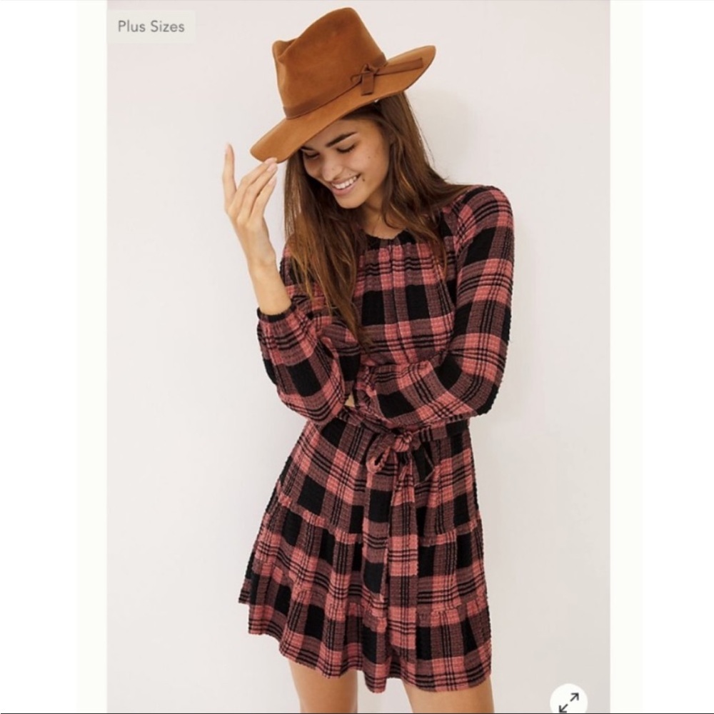 Cloth and Stone Flannel dress from Anthropologie.